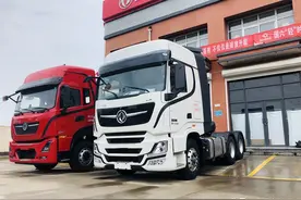 43万东风天龙旗舰KX王者版！660马力自动挡 西南山区冷链运输神器图片