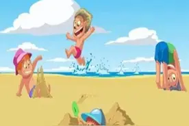 沙滩上的童话 篇一：沙滩上的童话仿写故事图片
