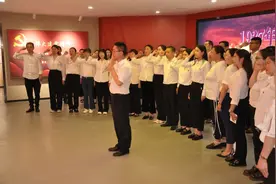 钟山区第十五小学党支部联合钟山区凤凰街道栖凤双语学校党支部 开展七·一主题党日活动图片