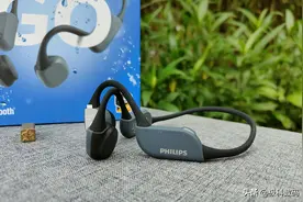 开放听音、自带夜跑灯，飞利浦A6606骨传导耳机体验，为运动而生图片