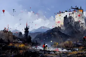 设计师要失业了，AI智能绘图，一键生成风光大片图片