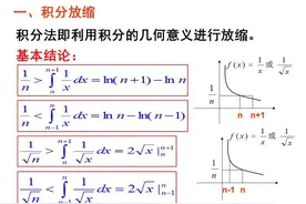 数列不等式与函数不等式——如何放缩才能一步到位图片