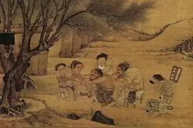 古画中的中医药图片