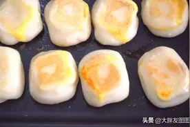 超长拉丝芝士小年糕，糯叽叽，看流口水了，不要烤箱也能做图片