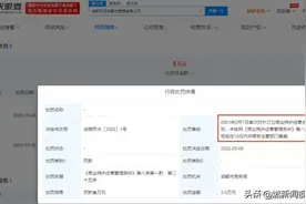 关晓彤关联奶茶公司特许经营违规，被罚款3万元图片