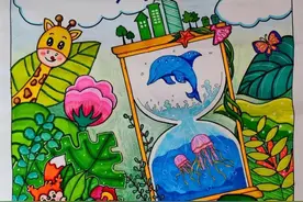 最新环保主题科创绘画来一波！喜欢绘画的宝贝们赶紧收藏哦图片