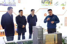 中铁十四局领导一行莅临中白新材料产业园参观考察图片