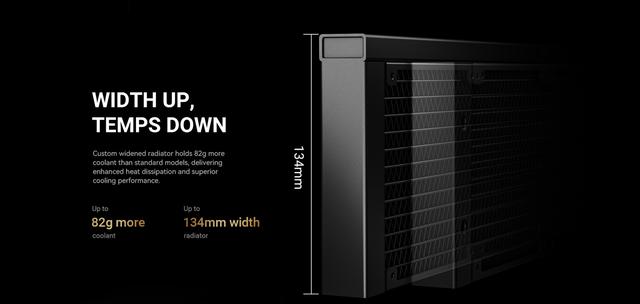 酷凛预热DX360 GDL水冷：侧出短管设计，金色格栅冷头装饰