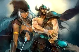 英雄联盟背景故事：蛮王竟然是倒插门，入赘寒冰图片