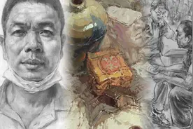 专家点评50张广东二模高分卷！素描、色彩、速写都有，考前必看图片