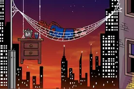 多格漫画中的蜘蛛侠：你们负责拯救世界，我来负责搞笑图片