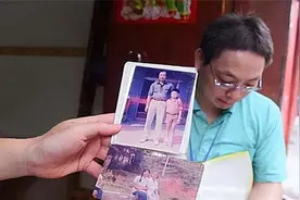 2013年台湾男子收父亲遗物，得知大陆有一姐姐，寻亲6年落叶归根图片