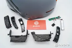 蓝极星 智能头盔拆解，搭载蓝牙、智能语音技术，通过国家3C认证图片