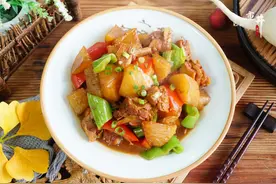 没想到，萝卜和鸡肉是绝配，简单炒一炒，好吃下饭，一次就上瘾图片