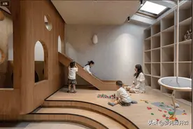 她把地下室建成游乐园，为3娃家庭深挖亲子宅的乐趣！图片