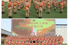 河南省林州市委书记王宝玉为入伍新兵送行图片