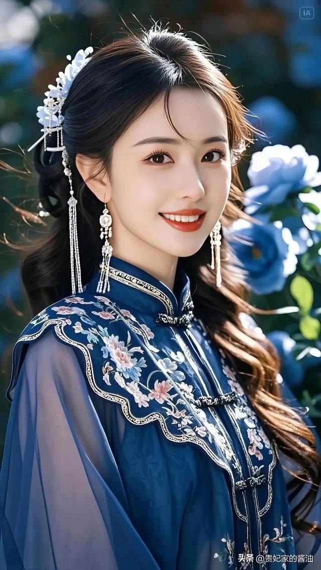 美眸清澈花容月貌