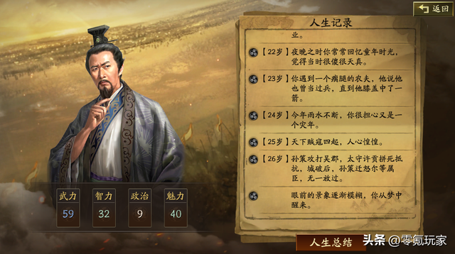 小游戏：穿越到三国，你是谁？625智力，975武力的仙人修炼指南