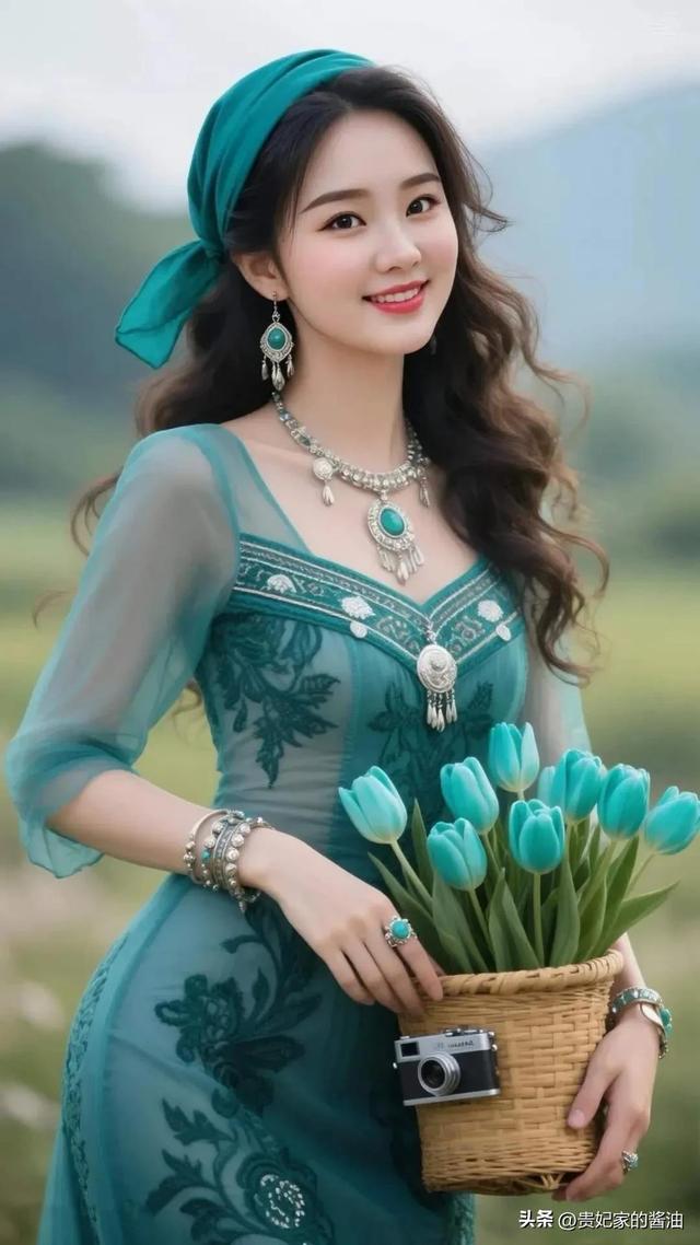 美眸清澈花容月貌