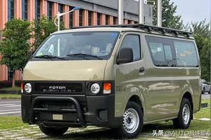 旅居车标杆!实拍福田风景G7，复古圆灯很帅气，三菱引擎+自动挡图