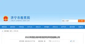 这些学校合格！济宁2022年民办高中阶段学校年检结果公布图片