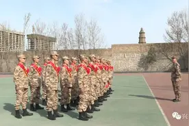 兴县人武部举行2022年春季新兵入伍欢送仪式图片