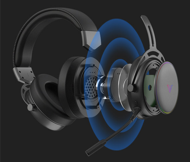 享受双音腔带来的音乐游戏，雷柏VH800双模无线游戏耳机体验有感