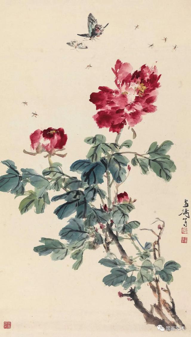 写意蝴蝶蜻蜓画法范例