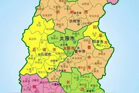 山西省现行政区划与清代对比图片