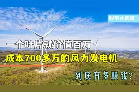 一个叶片就价值百万，成本700多万的风力发电机，到底有多赚钱？图片