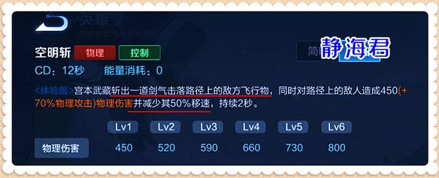体验服更新：宫本归来，4个技能重做，无敌和霸体效果都被移除