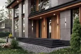 别墅大宅装修必看！中式铝单板屋檐+外墙，典雅高端又大气图片