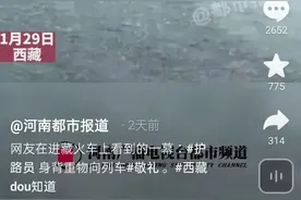 进藏列车路边一幕被网友拍下，全国点赞！图片