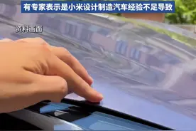 小米汽车又出事了！保险杠暴晒变形，专家：还是造车经验不足图片