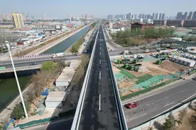 北二环东延与国道307辅道连通工程竣工通车图片