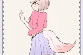 女生的小尾巴到底是怎么固定的？图片