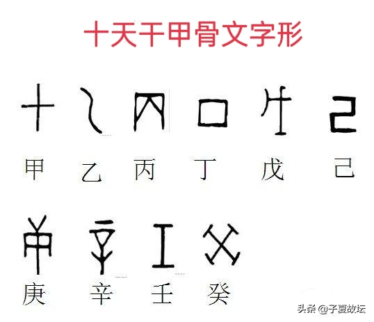 丁字加一笔有哪些字（天干十个汉字各是什么意思）