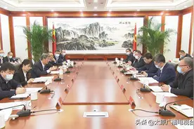 太原：韦韬与山西焦煤集团党委书记 董事长赵建泽一行举行工作会谈图片