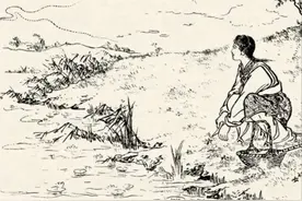 民间故事：男子捡玉石变富，妻子劝他却被赶走，白鹤说他命不久矣图片