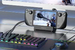 品胜推出SteamDeck游戏掌机底座：6合1接口、4K 60Hz投屏，279元图片