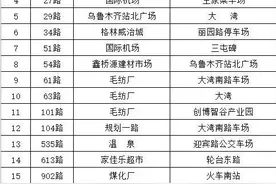 乌鲁木齐市首批恢复20条公交线路图片