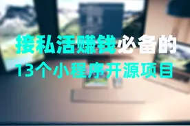 接私活赚钱必备的13个小程序开源项目图片