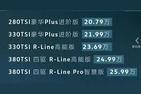 2023款大众探岳预售开启，预售价20.79万-25.99万图片