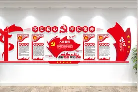 党员活动室/会议室/办公室/党建文化墙/背景墙设计效果图图片