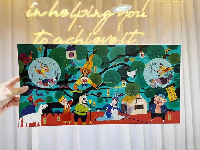 这个西游记题材的拼图我可太爱了