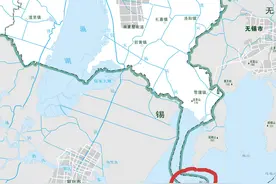 有趣的常州武进区地图：东南部犹如大象鼻子伸进太湖图片