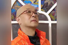 王福才原创草书、诗词《浪淘沙令·读李煜》图片