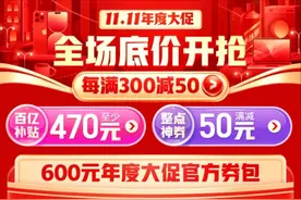 拼多多11.11来了：百万商品每满300减50，大促首日平台全域消费需求强劲图片