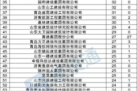 山东第三季度建企中标100强图片