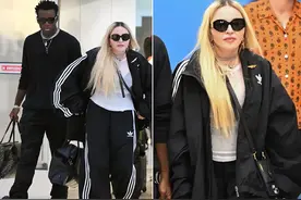 64岁麦当娜仍韵味十足，16岁黑人养子紧密相随，与罗德曼遗憾半生图片